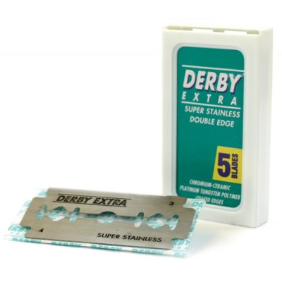 Derby Extra Double Edge Razor Blades 5-pack