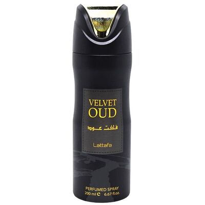 Lattafa Perfumes Velvet Oud Deodorant Spray 200ml