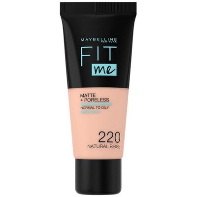 Maybelline Fit Me Matte + Poreless Foundation 220 Natural Beige